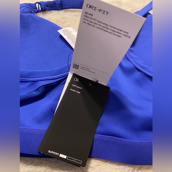 NWT! Nike Indy V-neck bra purple 2X plus size - Picture 9 of 15